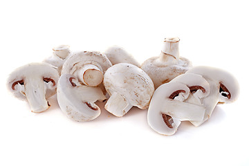 Image showing button mushrooms