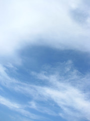 Image showing Clouds and blue sky background