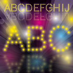 Image showing Disco Alphabet