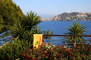 Image showing View of the Sea from the Balcony