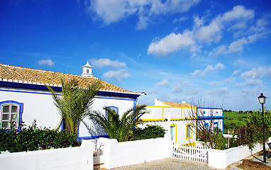 Image showing Portuguese houses at Algarve region