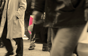 Image showing Urban shopping abstract