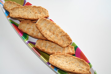 Image showing Rusks on plate