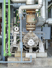 Image showing Industrial pump system