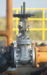 Image showing Industrial valve for liquids