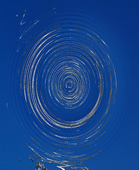 Image showing Abstract water drops creation
