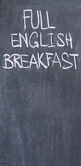 Image showing Full English breakfast