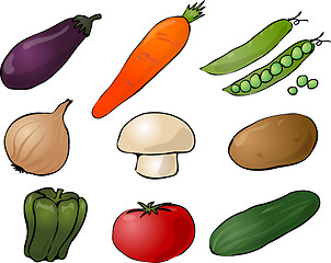 Image showing Vegetables illustration