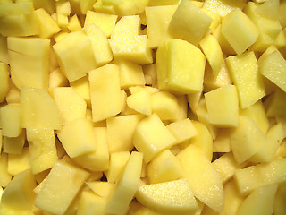 Image showing Potato pieces
