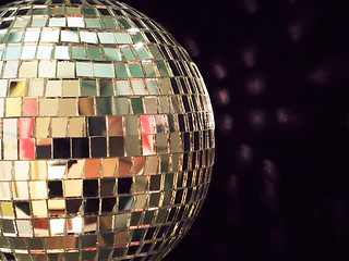 Image showing shiny disco ball, detailed