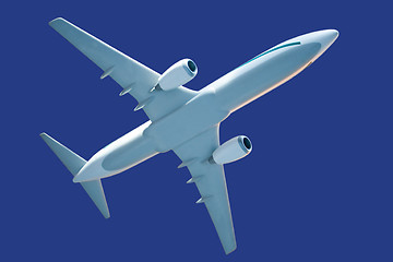 Image showing generic airplane model