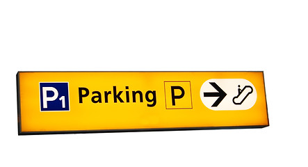 Image showing parking sign