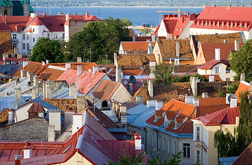 Image showing roofs of tallinn