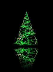 Image showing plain cristmas tree pattern