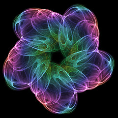 Image showing cosmic flower