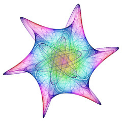 Image showing cosmic snowflake