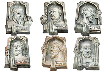 Image showing marble monuments 