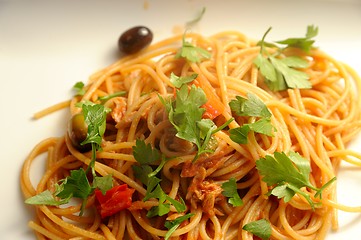 Image showing Spaghetti alla Puttanesca