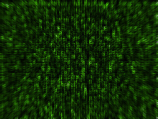 Image showing matrix style background