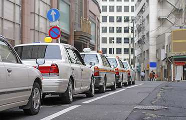 Image showing Japanese cabs