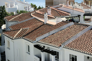 Image showing tiles on roofs