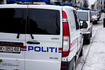 Image showing Police Vehicles