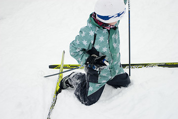 Image showing Cross Country Skiing