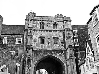 Image showing St Augustine Gate in Canterbury