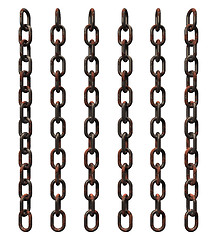 Image showing rusty chains