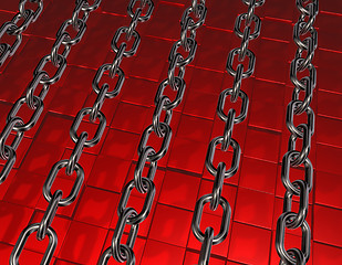 Image showing metal chains