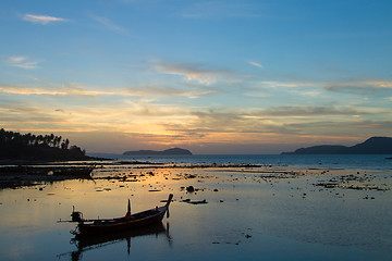 Image showing Beautiful sunrise in Rawai Phuket