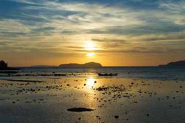 Image showing Beautiful sunrise in Rawai Phuket