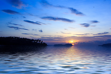 Image showing Beautiful sunrise in Rawai Phuket