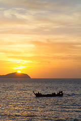 Image showing Beautiful sunrise in Rawai Phuket