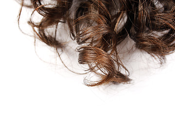 Image showing Beautiful human hair 