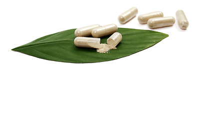 Image showing Natural pills