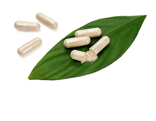 Image showing Natural pills