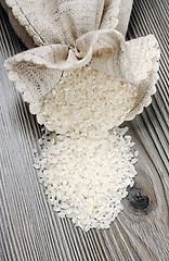 Image showing Rice in a bag 