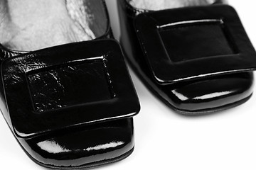Image showing Black female shoes