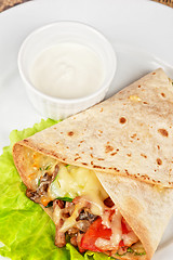 Image showing burrito