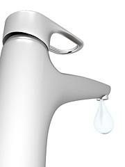 Image showing metal faucet