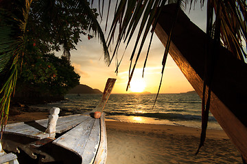 Image showing Beautiful sunrise in Rawai Phuket