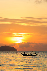 Image showing Beautiful sunrise in Rawai Phuket