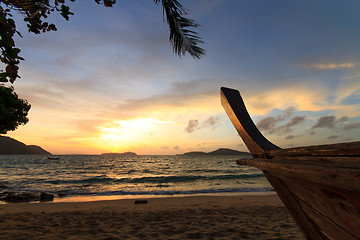 Image showing Beautiful sunrise in Rawai Phuket