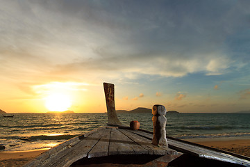 Image showing Beautiful sunrise in Rawai Phuket