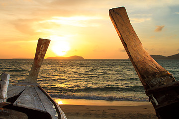 Image showing Beautiful sunrise in Rawai Phuket