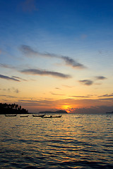 Image showing Beautiful sunrise in Rawai Phuket