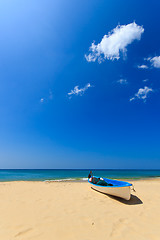 Image showing Holidays paradise beach