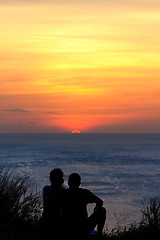 Image showing Beautiful sunset in Rawai Phuket