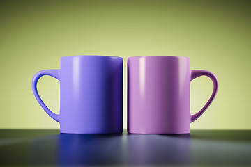 Image showing two coffee mugs